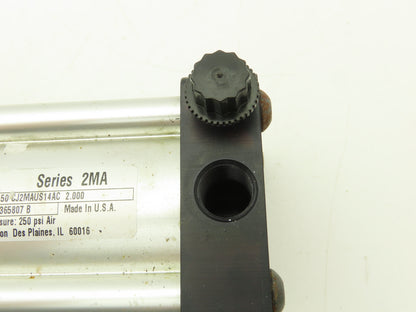 Parker Series 2MA Pneumatic Air Cylinder 2-1/2" Bore 2" Stroke 250PSI
