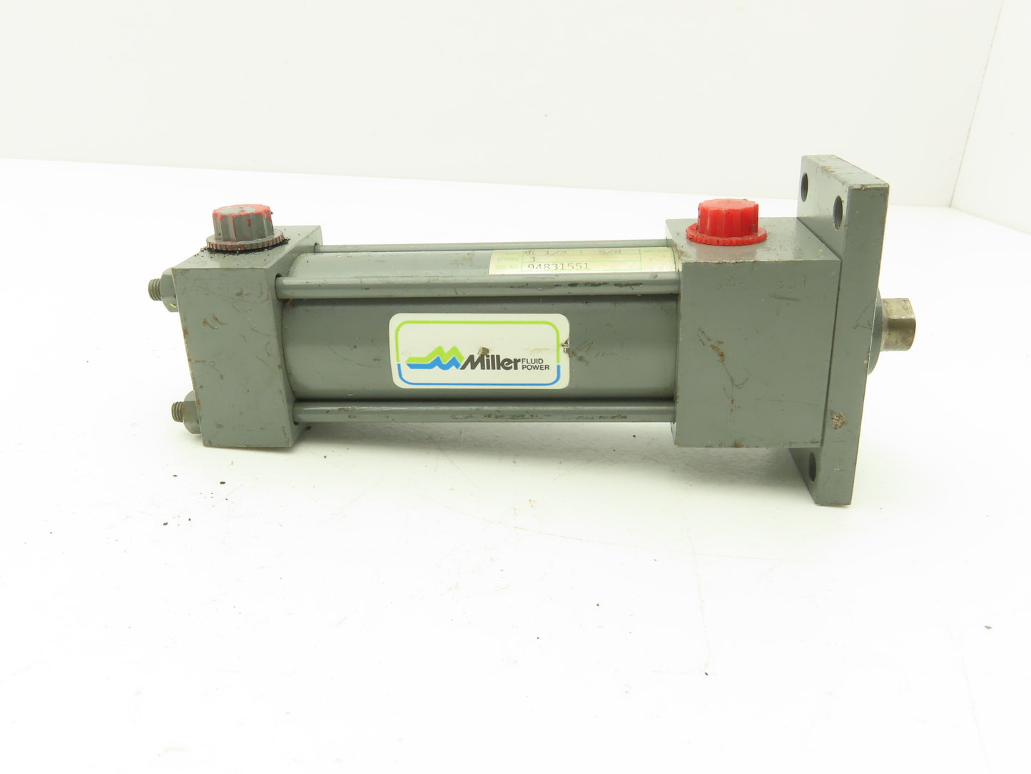 Miller Fluid Power A61R4B Pneumatic Air Cylinder 1-1/2" Bore 3" Stroke 250PSI