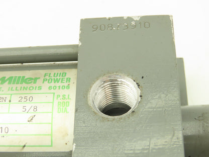 Miller Fluid Power AL72B2N Pneumatic Cylinder 2-1/2" Bore 2-1/2" Stroke 250PSI