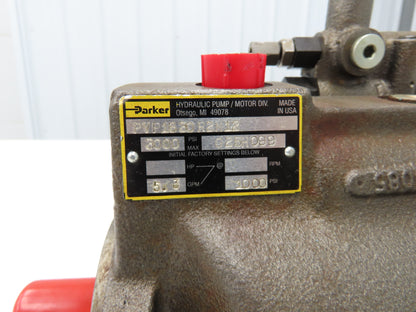 Parker PVP1630R2M12 Hydraulic Variable Piston Pump 5.2-7.8GPM 16cm³ 3000psi