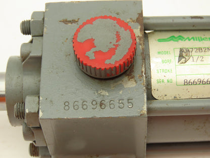 Miller Fluid Power DA72B2N Pneumatic Cylinder 1-1/2" Bore 3" Stroke Double End