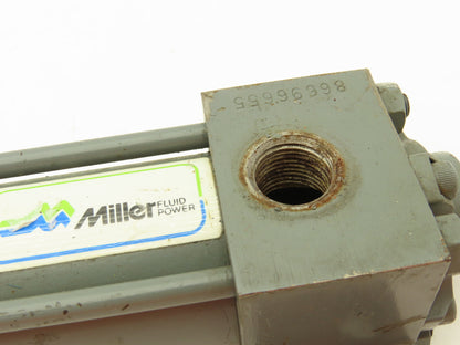 Miller Fluid Power DA72B2N Pneumatic Cylinder 1-1/2" Bore 3" Stroke Double End