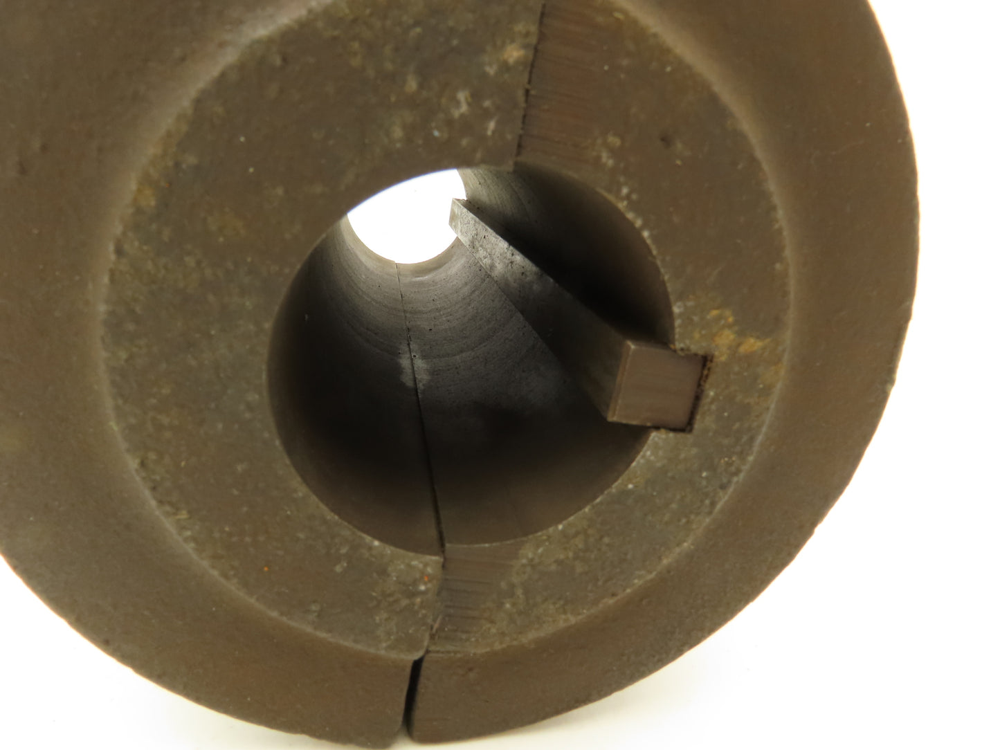 Louden K474 Shaft Coupler 2-1/8" ID x 9-1/2"L x 1/2" Keyway Cast Iron 6 Bolt