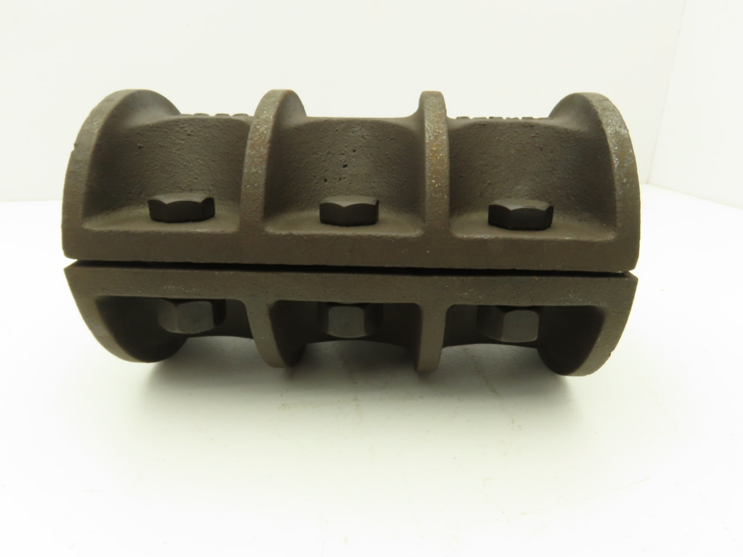 Louden K474 Shaft Coupler 2-1/8" ID x 9-1/2"L x 1/2" Keyway Cast Iron 6 Bolt