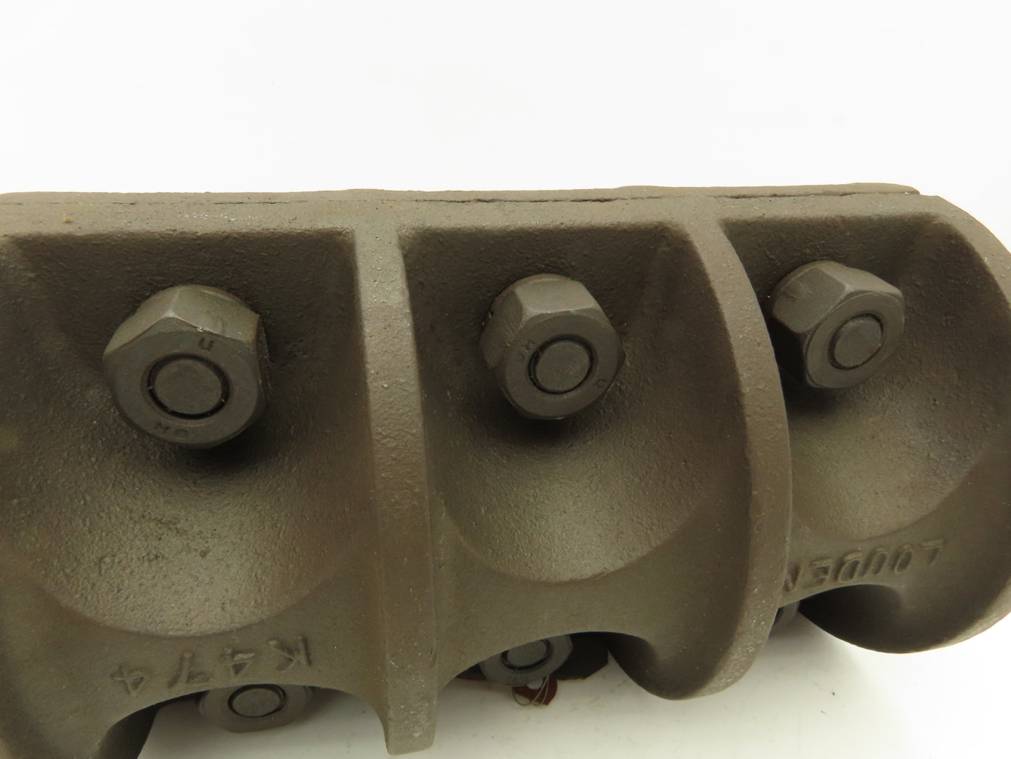 Louden K474 Shaft Coupler 2-1/8" ID x 9-1/2"L x 1/2" Keyway Cast Iron 6 Bolt