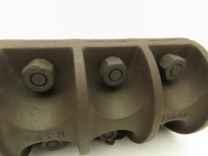 Louden K474 Shaft Coupler 2-1/8" ID x 9-1/2"L x 1/2" Keyway Cast Iron 6 Bolt