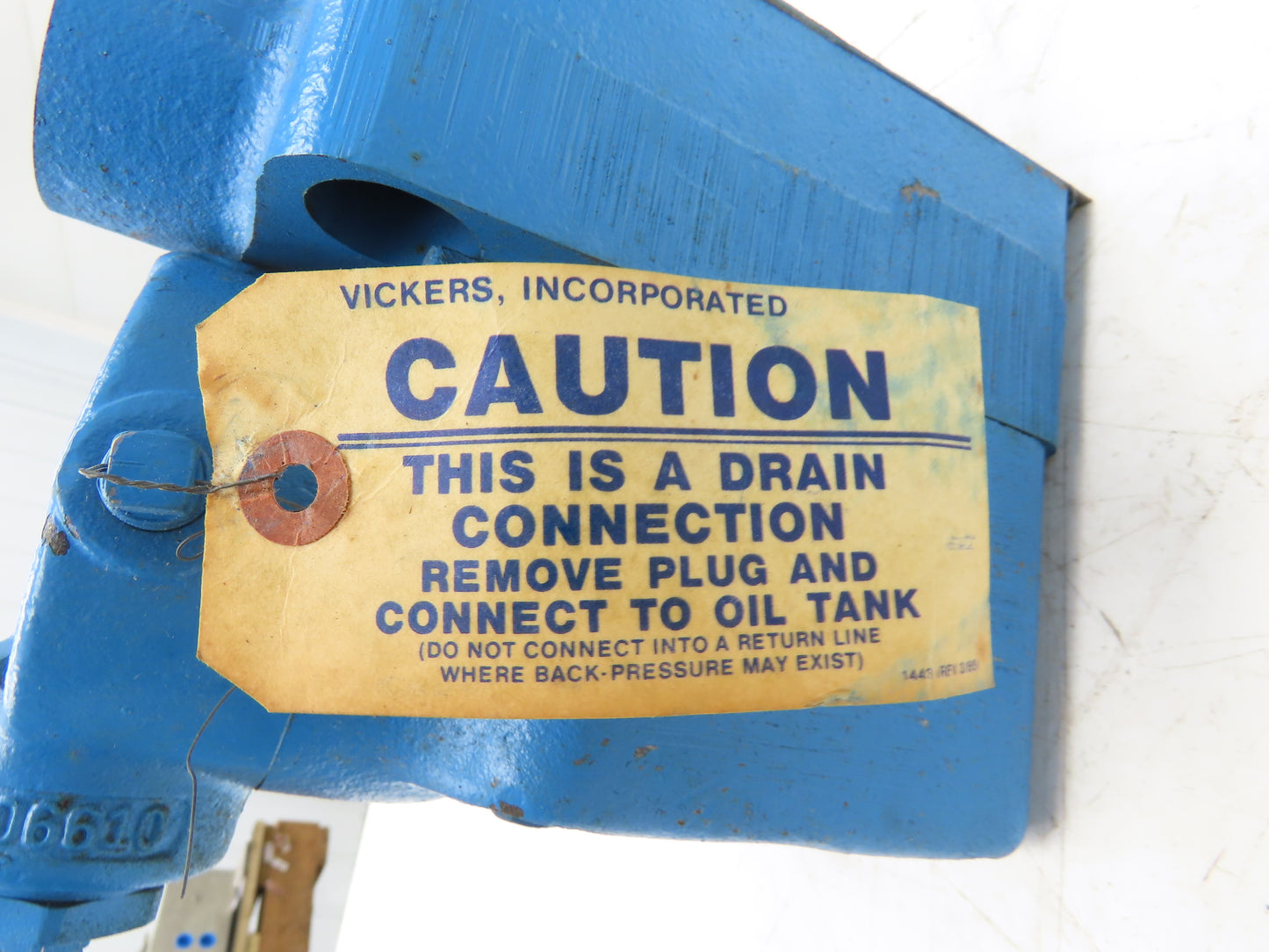 Barker Rockford 3310-2 Hydraulic Relief Valve 65gpm 500-2000 PSI