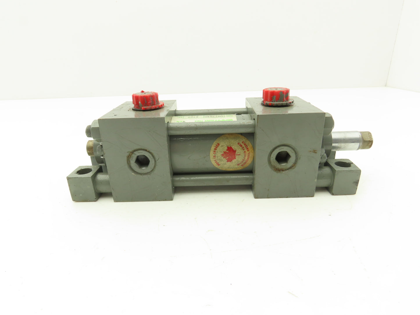 Miller Fluid Power DH77B4B Hydraulic Cylinder 1-1/2" Bore 1" Stroke Double End