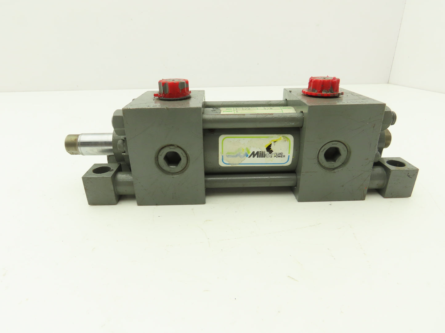 Miller Fluid Power DH77B4B Hydraulic Cylinder 1-1/2" Bore 1" Stroke Double End