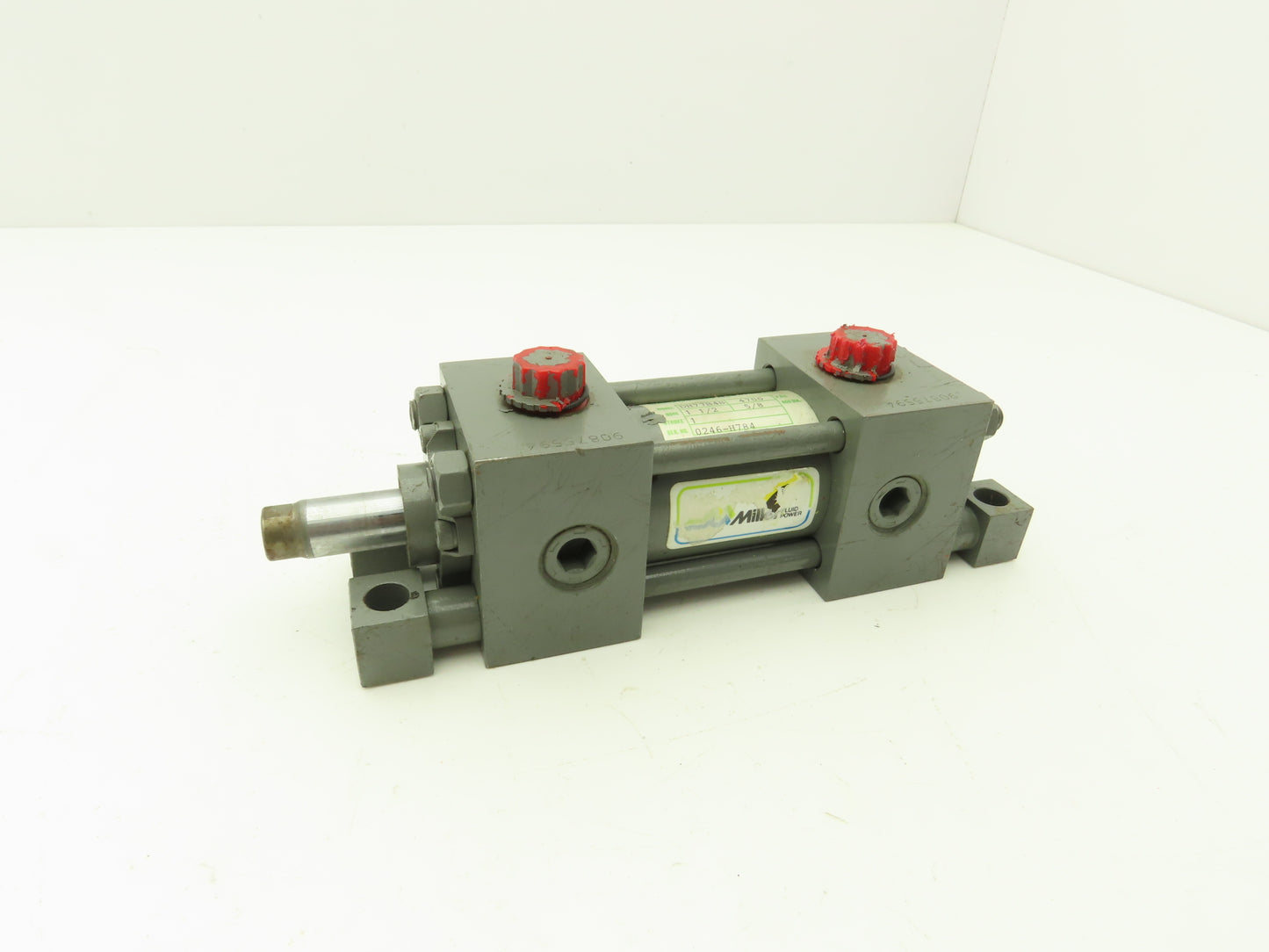 Miller Fluid Power DH77B4B Hydraulic Cylinder 1-1/2" Bore 1" Stroke Double End