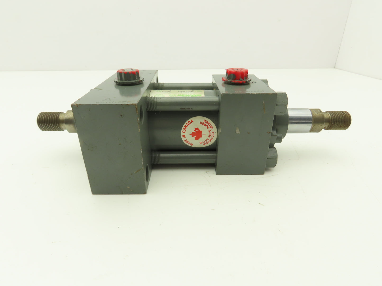 Miller Fluid Power DH67B2N Hydraulic Cylinder 2" Bore 1" Stroke Double End