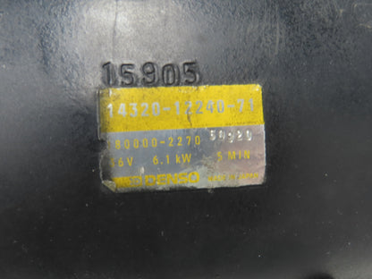 Denso 14320-12240-71 Hydraulic Pump Motor 36V Toyota 5FBE15 Electric Forklift