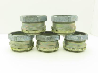 4" EMT Compression Connector Lot of 5