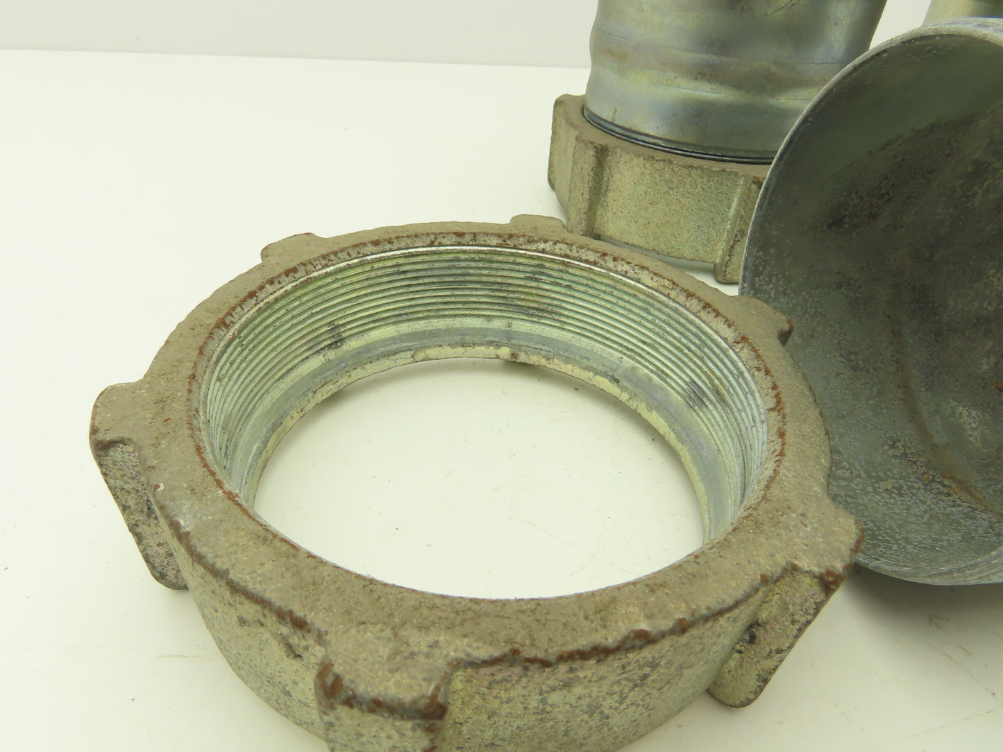 3-1/2" EMT Compression Connector Union Lot of 6