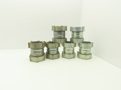 3-1/2" EMT Compression Connector Union Lot of 6