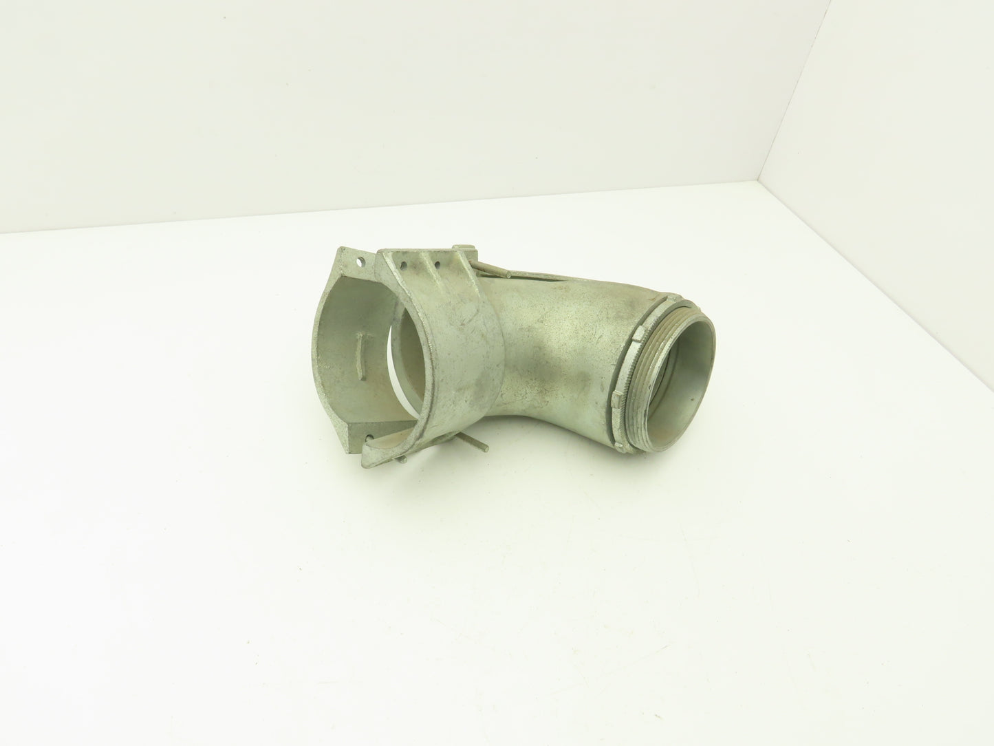 NA Metallic Flex Squeeze Connector 4" 90° Elbow Zinc Die Cast