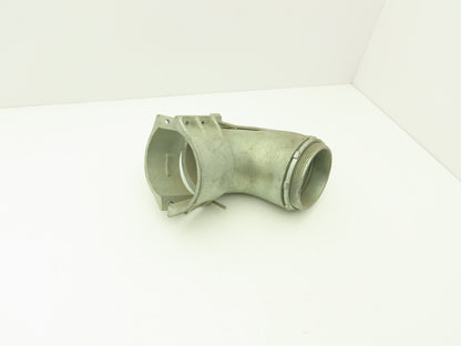NA Metallic Flex Squeeze Connector 4" 90° Elbow Zinc Die Cast