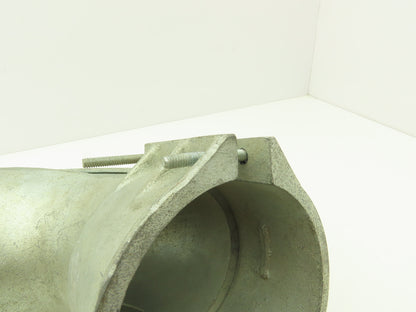 NA Metallic Flex Squeeze Connector 4" 90° Elbow Zinc Die Cast