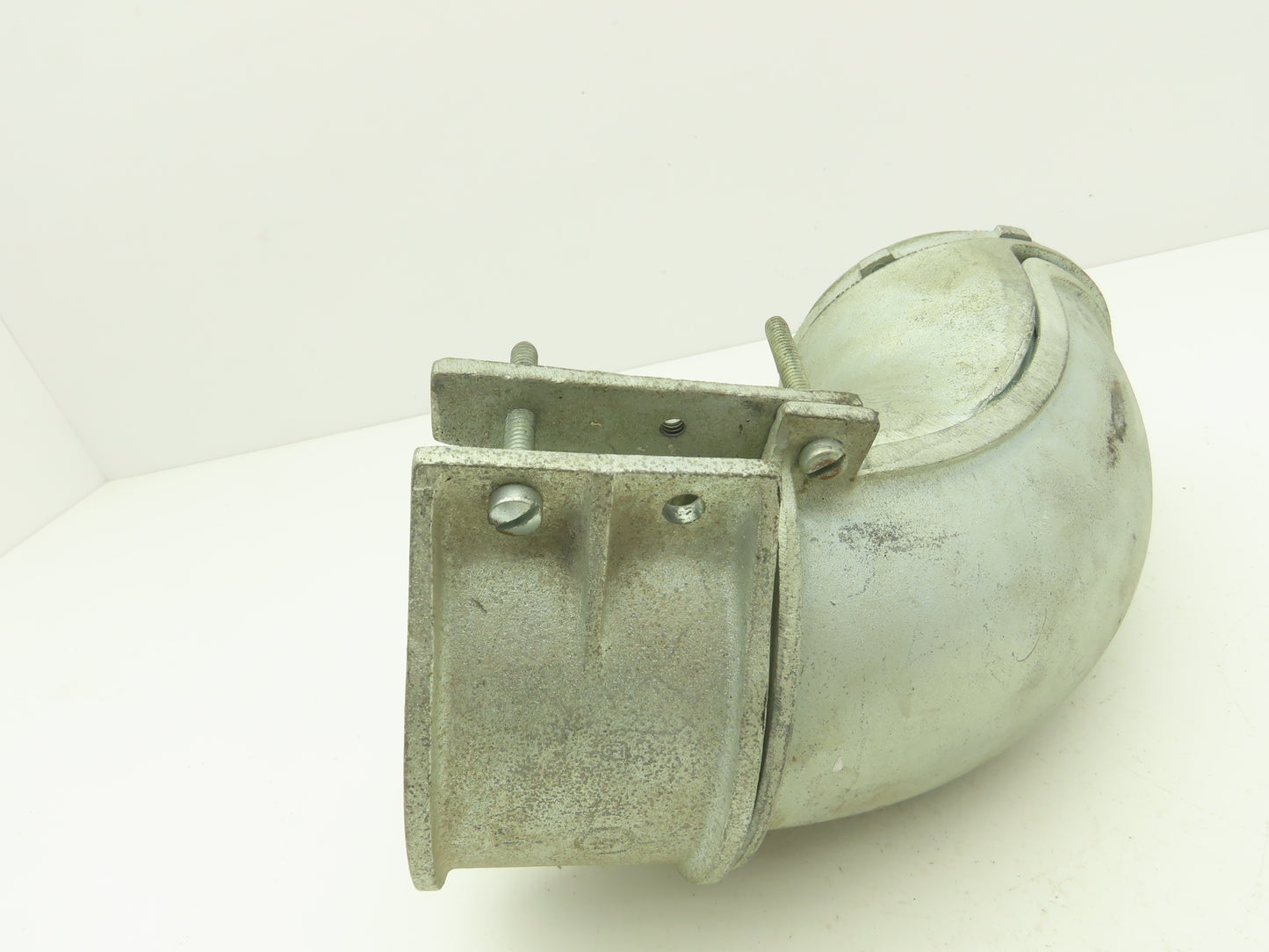 NA Metallic Flex Squeeze Connector 4" 90° Elbow Zinc Die Cast