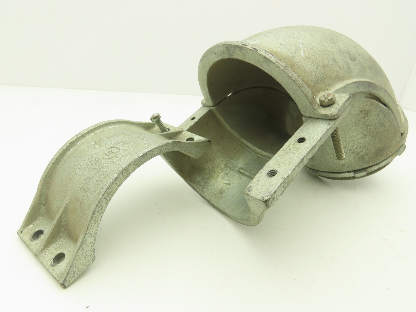 NA Metallic Flex Squeeze Connector 4" 90° Elbow Zinc Die Cast