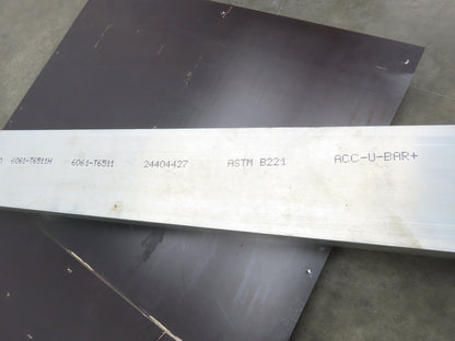 Hydro 6061-T6511 Aluminum 7"x7" x 12' Square Bar Stock Manifold Quality  695Lb