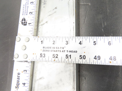 Hydro 6061-T6511 Aluminum Rectangle Bar Stock 3"x 3-1/2"x 104"L 105Lb