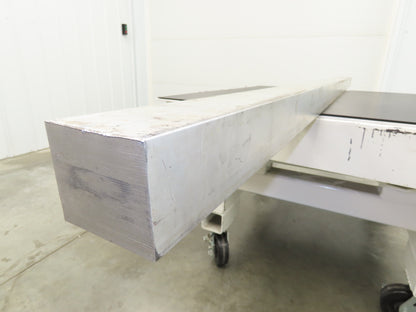 Hydro 6061-T6511 Aluminum Rectangle Bar Stock 3"x 3-1/2"x 104"L 105Lb