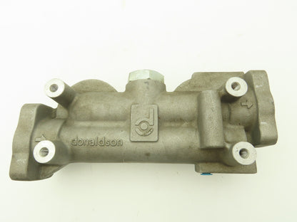 Donaldson Dual Hydraulic Spin-On Filter Head 1-1/2"SAE Filter Threads 1-3/4"