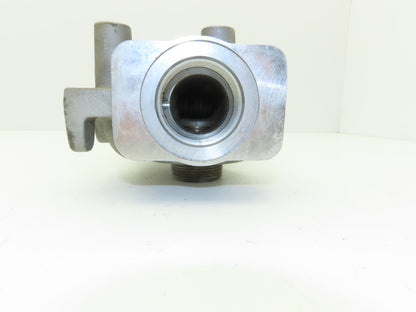 Donaldson Dual Hydraulic Spin-On Filter Head 1-1/2"SAE Filter Threads 1-3/4"