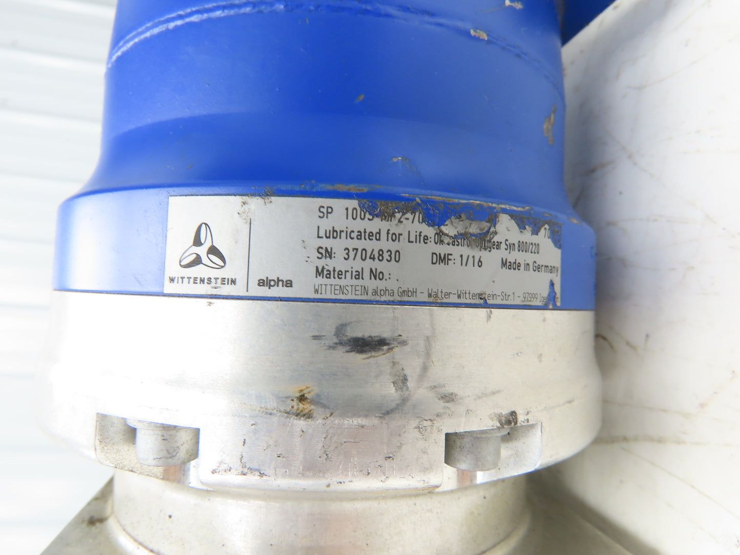 Allen Bradley Kinetix AC Servo Gearmotor 70:1 Reducer 2.5Hp 71 RPM 460V 3Ph