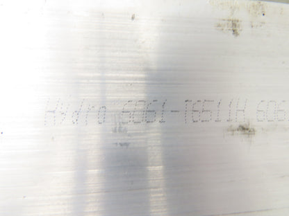Hydro 6061-T6511 Aluminum Rectangle Bar Stock 2"x 4"x 118"L 94Lbs