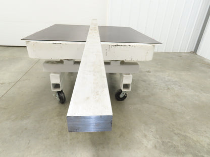 Hydro 6061-T6511 Aluminum Rectangle Bar Stock 2"x 4"x 118"L 94Lbs