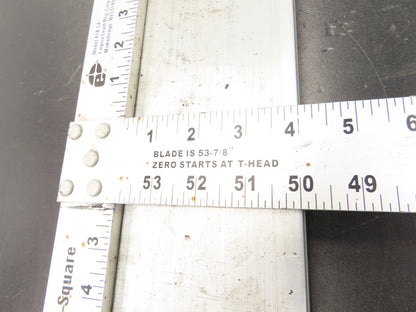 Hydro 6061-T6511 Aluminum Rectangle Bar Stock 2"x 4"x 118"L 94Lbs