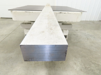 Hydro 6061-T6511 Aluminum Rectangle Bar Stock 2"x 4"x 118"L 94Lbs