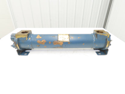 ITT Brass Shell & Tube Heat Exchanger 1.25"x 1.5"NPT 2-Pass 300psi