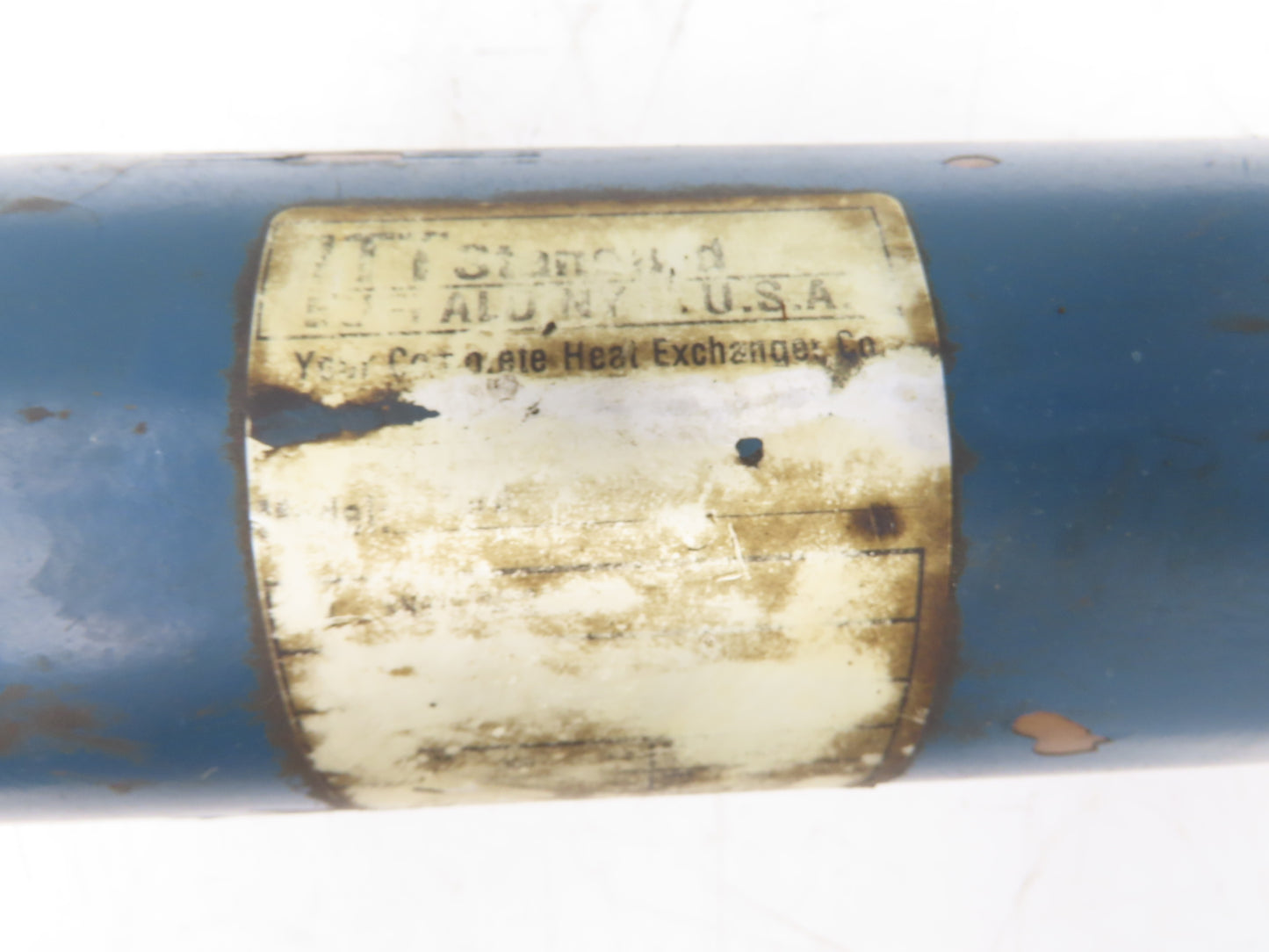 ITT Brass Shell & Tube Heat Exchanger 1.25"x 1.5"NPT 2-Pass 300psi