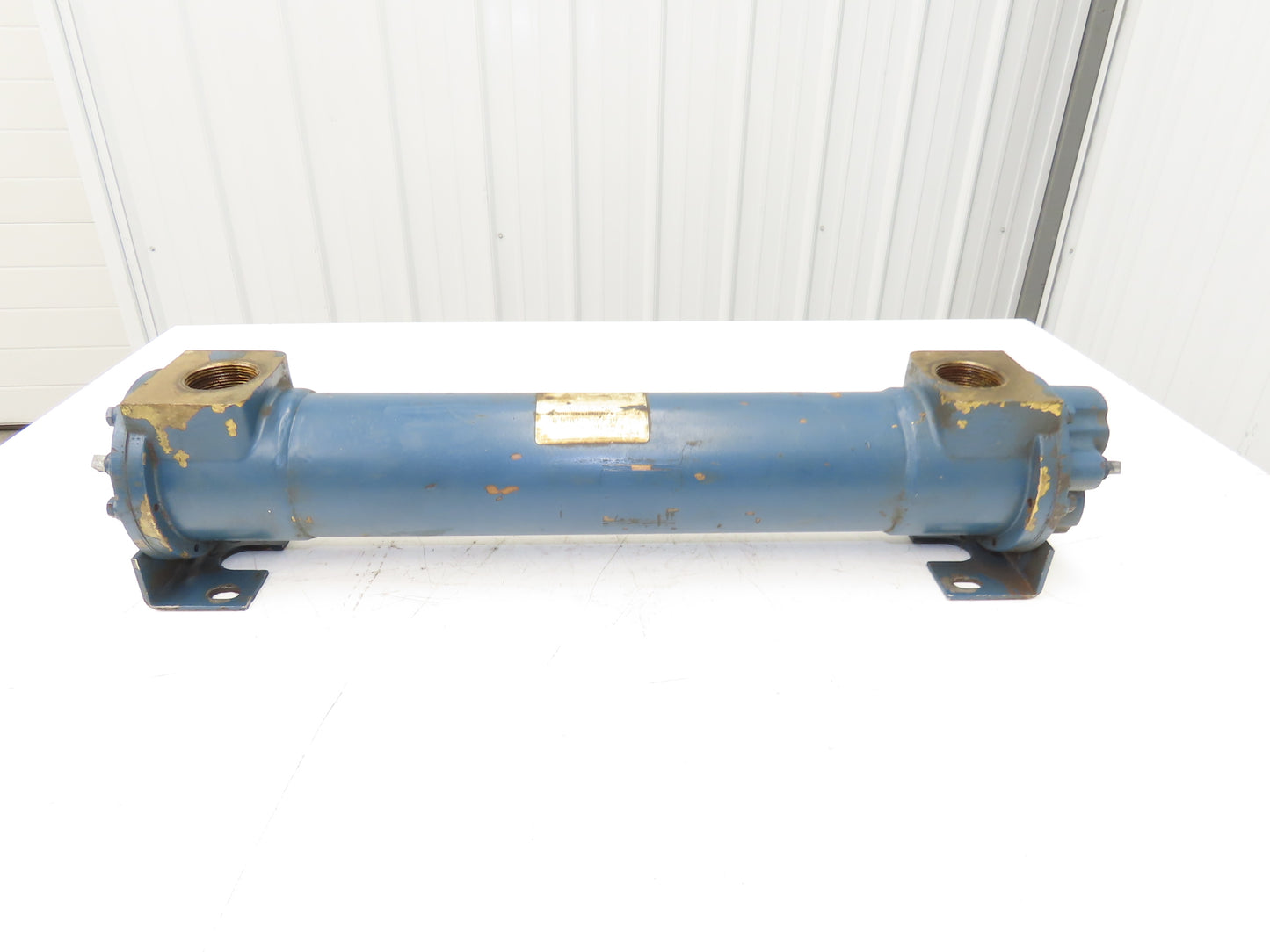 ITT Brass Shell & Tube Heat Exchanger 1.25"x 1.5"NPT 2-Pass 300psi