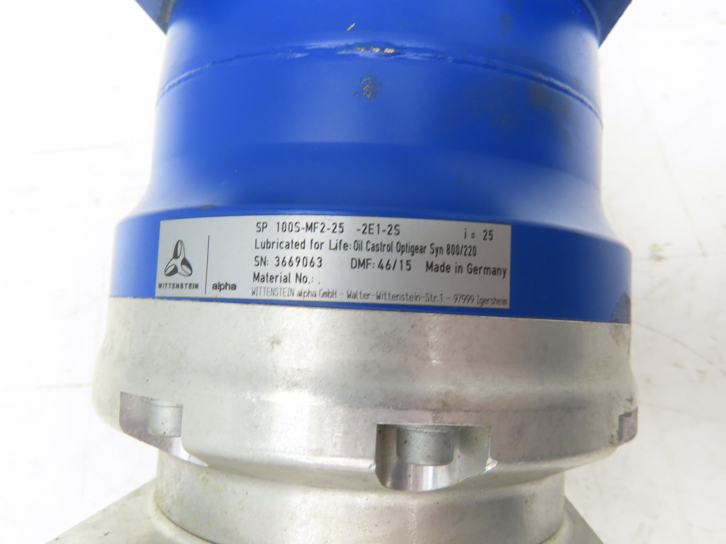 Allen Bradley Kinetix AC Servo Gearmotor 25:1 Reducer 2.5Hp 200 RPM 460V 3Ph