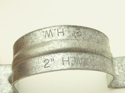 Arlington Industries 355 2" 2-Hole Rigid Conduit Strap Plated Steel  Lot of 75