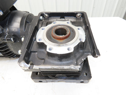 Siemens 1LE10010DB390KA4Z AC Gearmotor 80:1 Reducer 22RPM 0.75kW 480V 3Ph