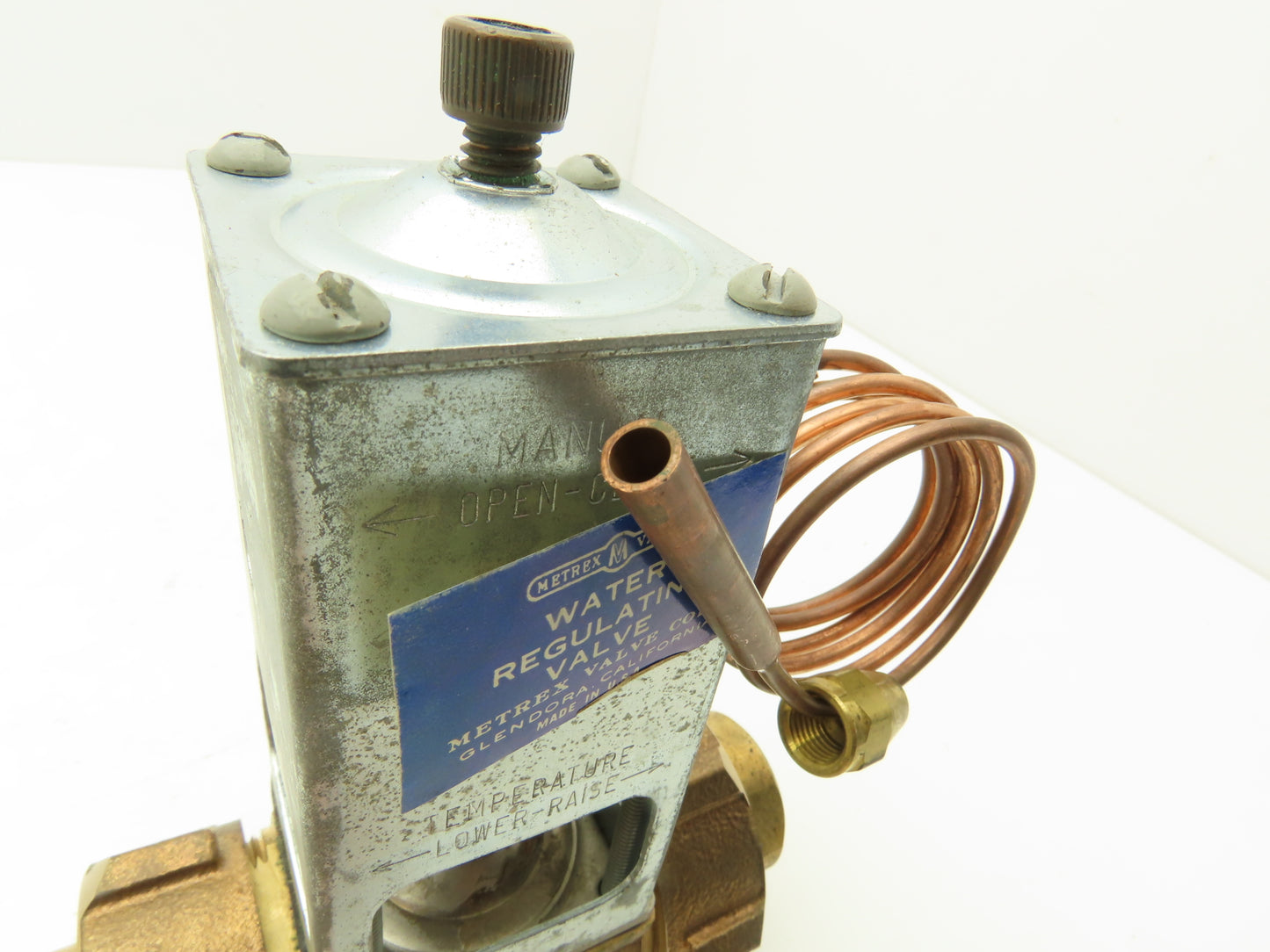 Metrex WCM3080-UEM 1" Water Regulating Valve 50-250 PSI Brass/Bronze