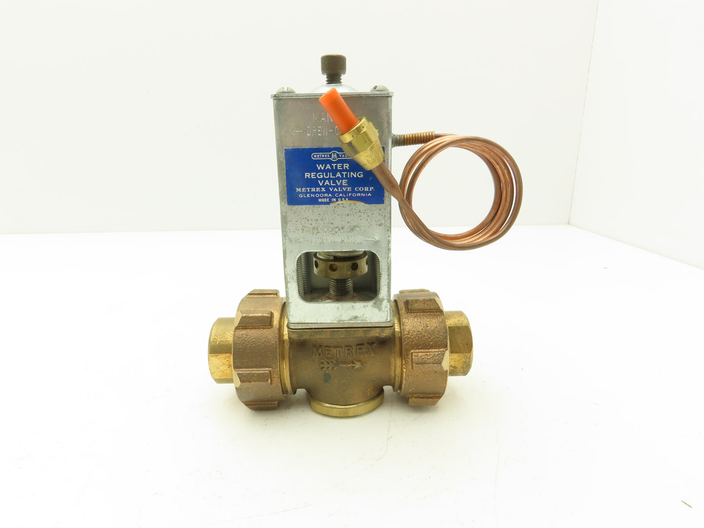 Metrex WCM3080-UEM 1" Water Regulating Valve 50-250 PSI Brass/Bronze