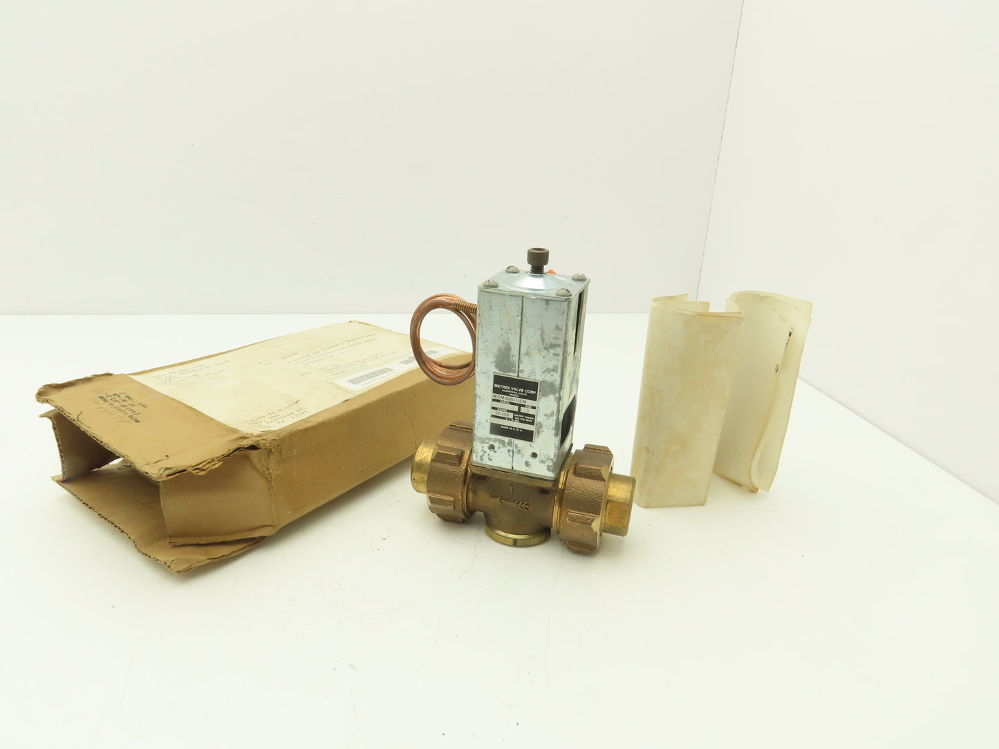 Metrex WCM3080-UEM 1" Water Regulating Valve 50-250 PSI Brass/Bronze