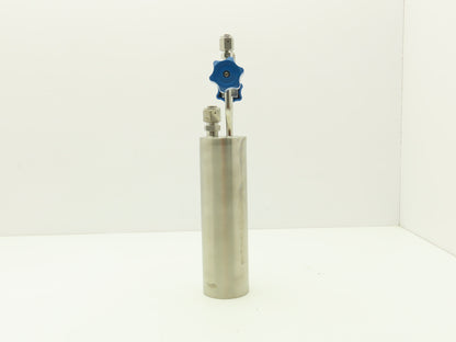 DOT 4B 260 Dip Tube 316L Stainless 3"x 10" w/Swagelok Fittings  P2166-2-3