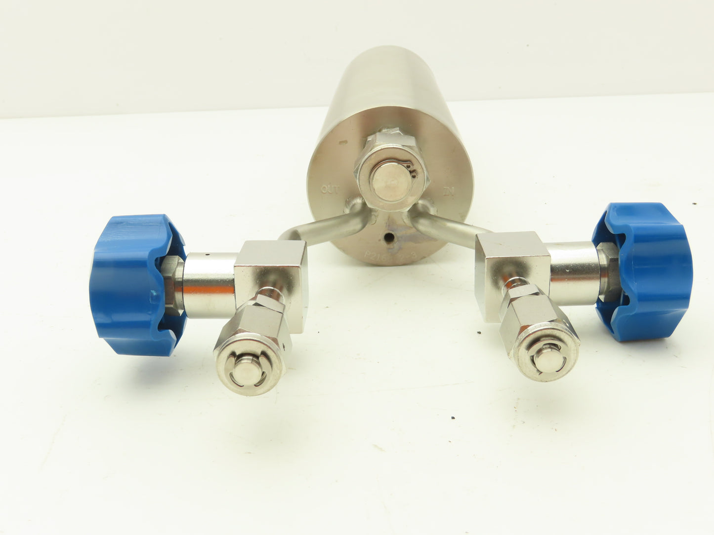 DOT 4B 260 Dip Tube 316L Stainless 3"x 10" w/Swagelok Fittings  P2166-2-3