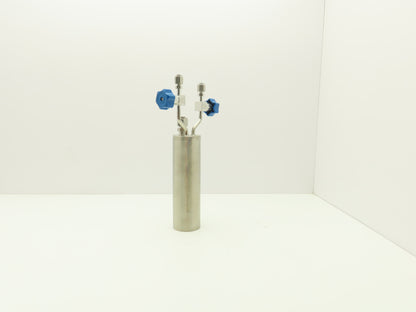 DOT 4B 260 Dip Tube 316L Stainless 3"x 10" w/Swagelok Fittings  P2166-2-3