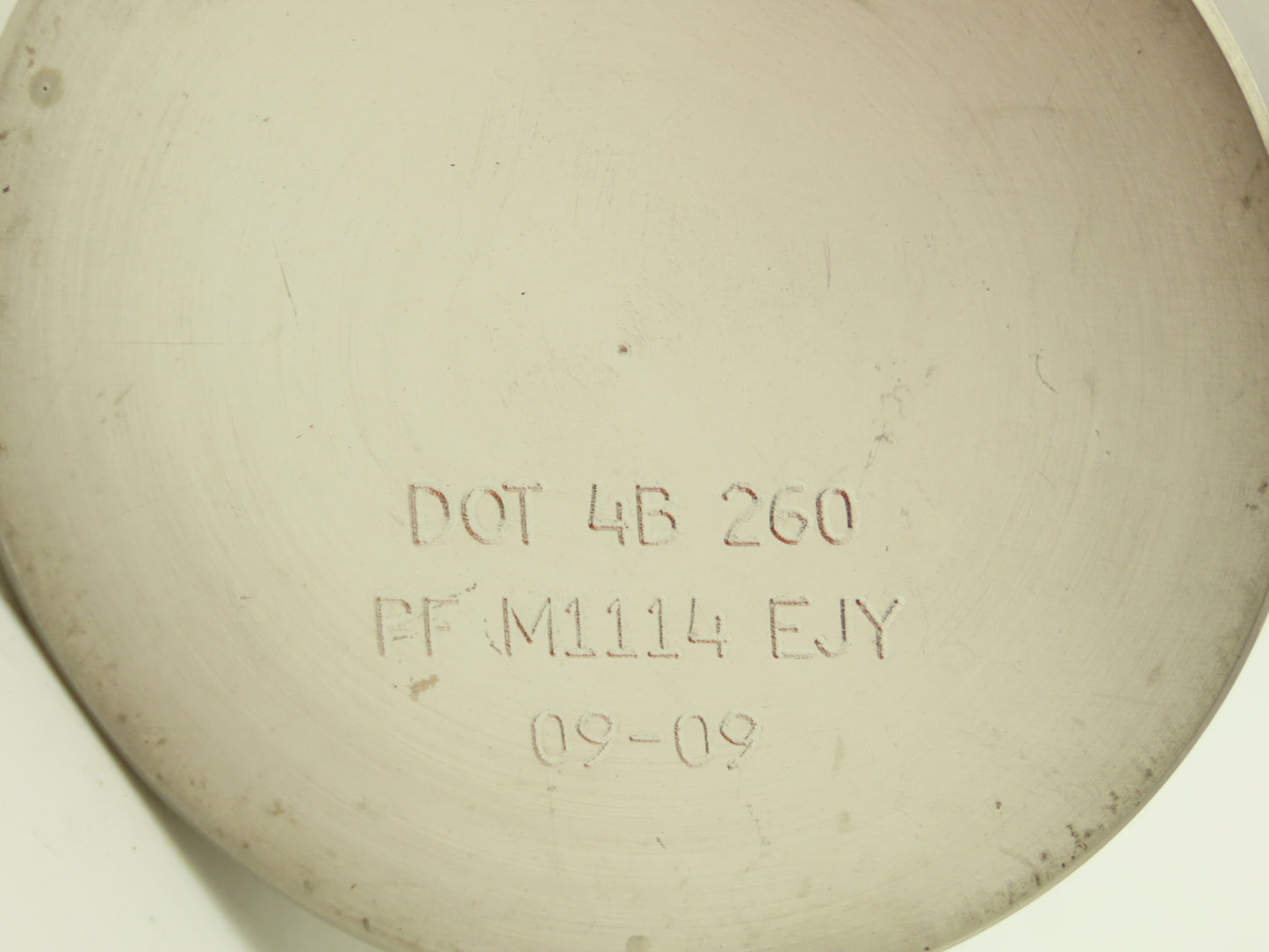 DOT 4B 260 Dip Tube 316L Stainless 3"x 10" w/Swagelok Fittings  P2166-2-3