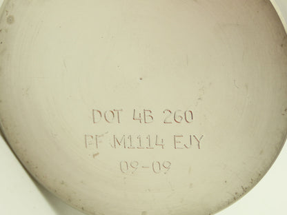 DOT 4B 260 Dip Tube 316L Stainless 3"x 10" w/Swagelok Fittings  P2166-2-3