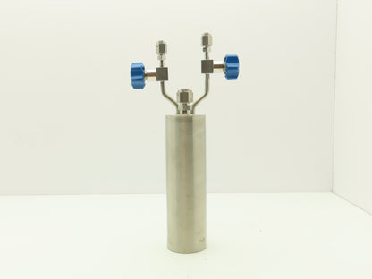 DOT 4B 260 Dip Tube 316L Stainless 3"x 10" w/Swagelok Fittings  P2166-2-3