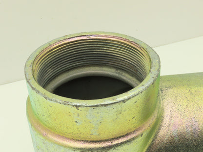 Bridgeport LB-70 4" Hub Malleable Iron LB Conduit Body Threaded Rigid
